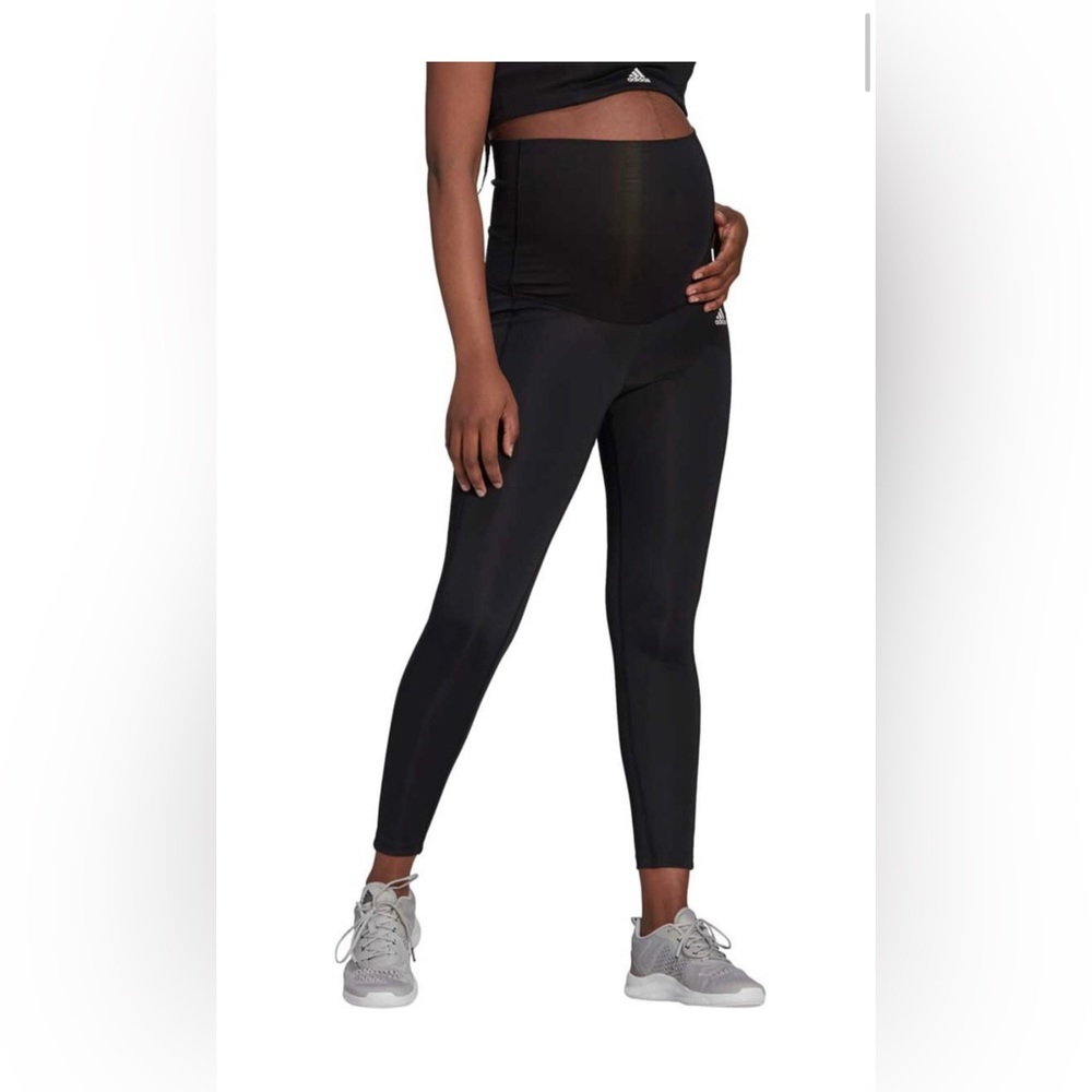 Adidas Women's Black Maternity Leggings